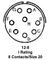 AMPHENOL INDUSTRIAL MS3120P12-8P
