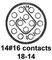 CINCH CONNECTIVITY SOLUTIONS CN0966B18G14SN-040