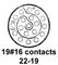 CINCH CONNECTIVITY SOLUTIONS CN0966B22G19P6-140