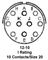 AMPHENOL INDUSTRIAL PT06A-12-10P(470)
