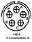 AMPHENOL INDUSTRIAL MS3106A14S-5S.