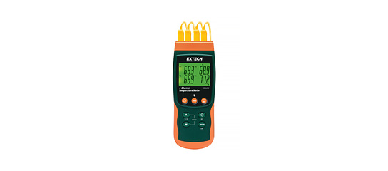 Extech SDL200 : Thermomètre avec enregistrement des données à 4 canaux